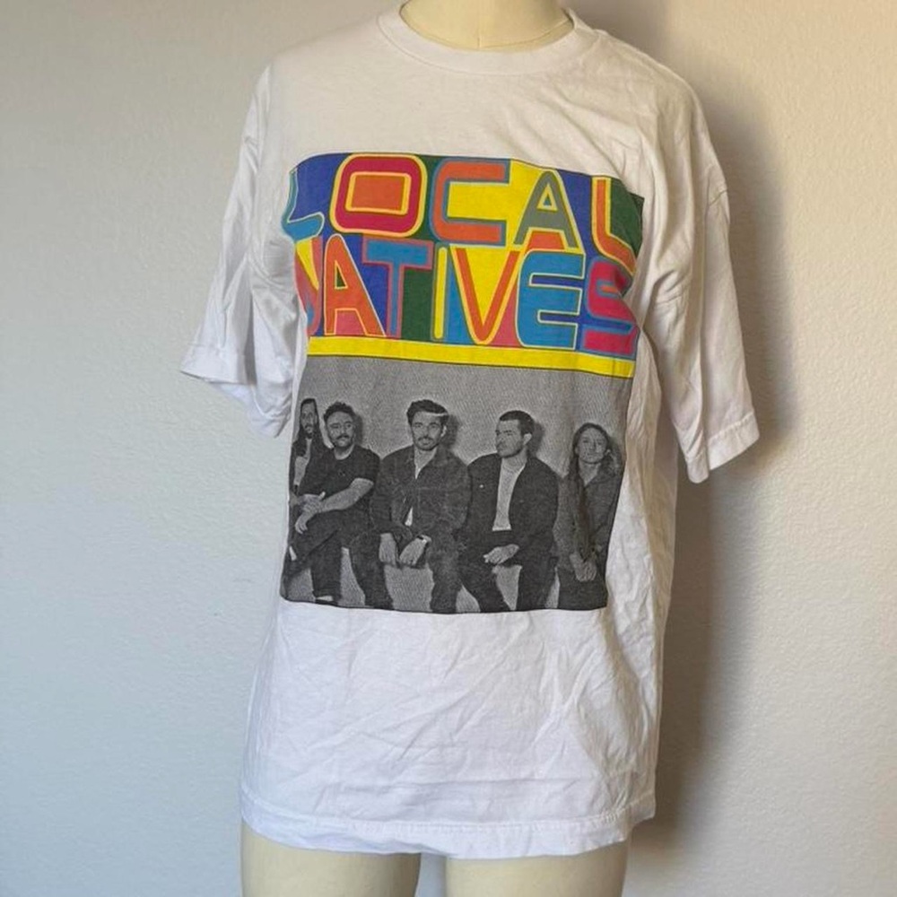 Local Natives Graphic White T-Shirt